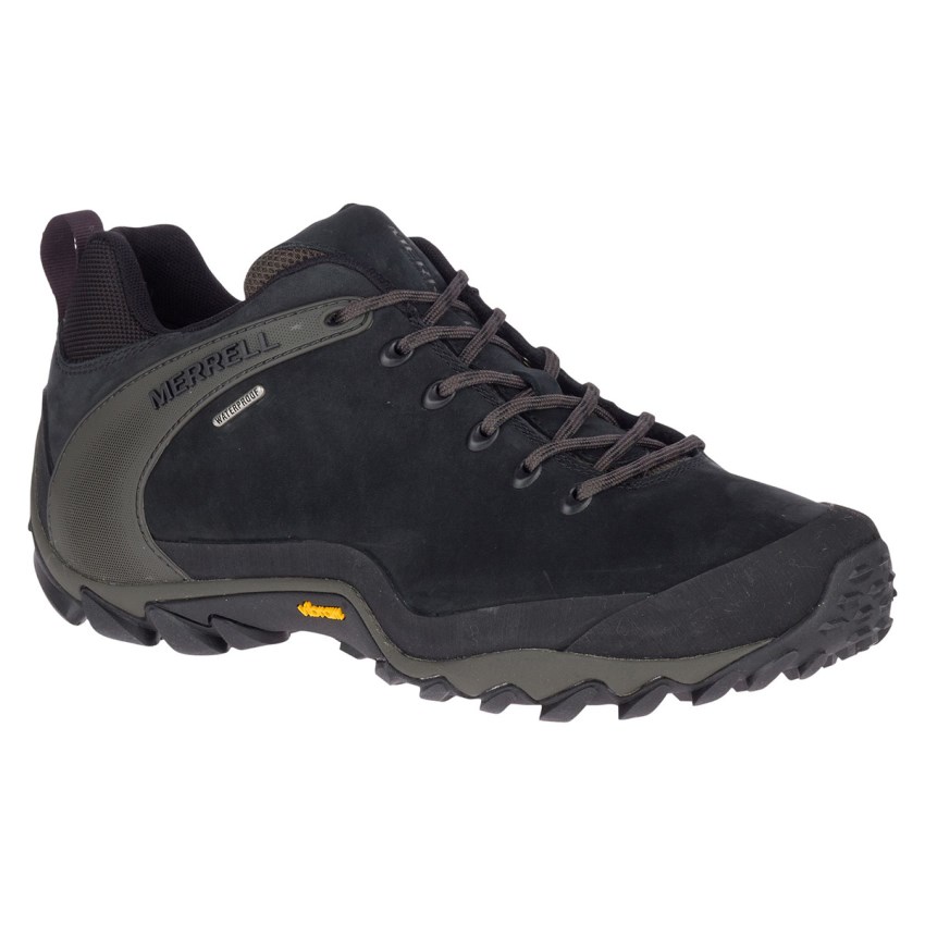 Chaussures Randonnée Merrell Chameleon 8 Stretch Waterproof Noir Homme | P.U.EHDV